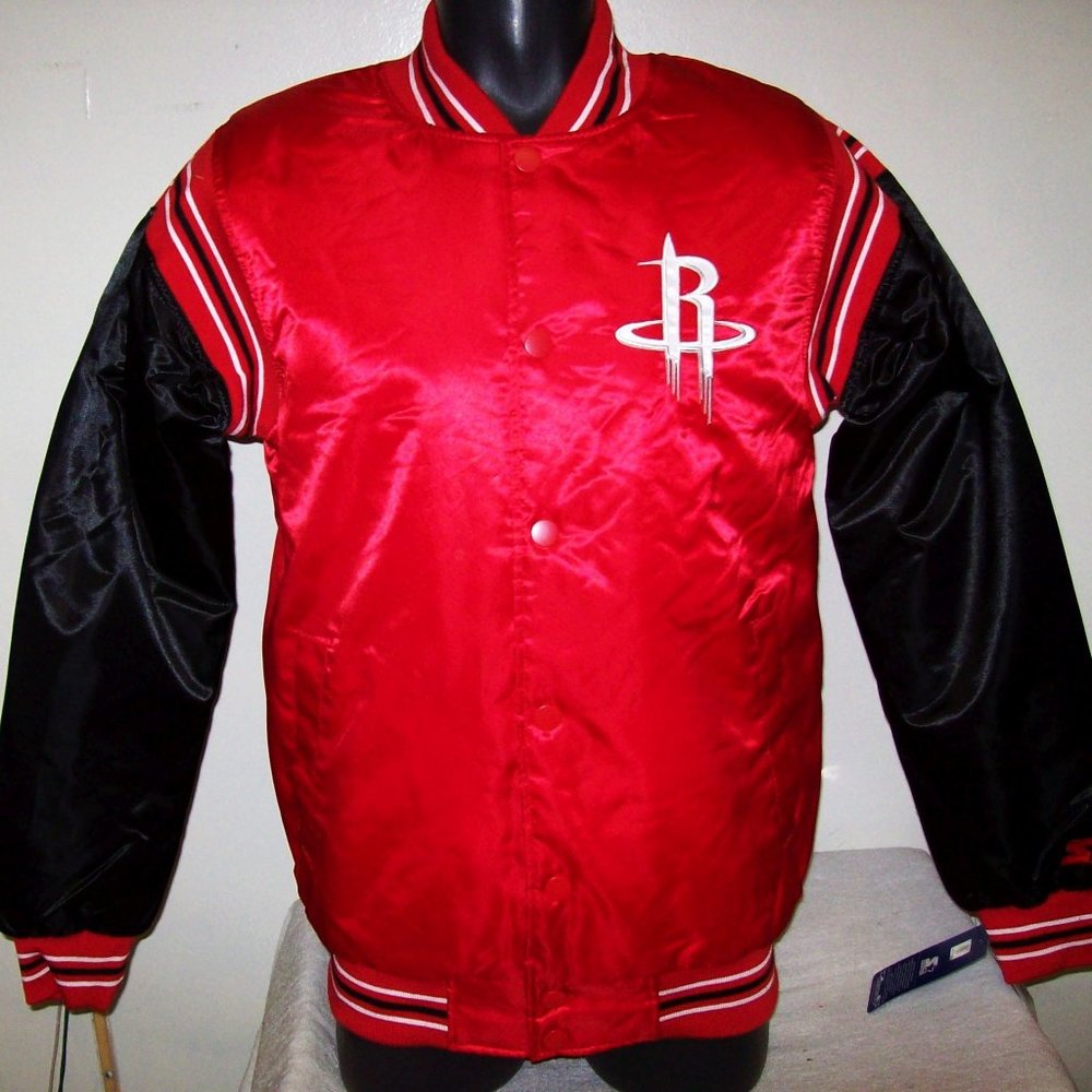 HOUSTON ROCKETS STARTER Snap Down Jacket 3X